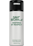 David Beckham Inspired by Respect dezodorant sprej pre mužov 150 ml