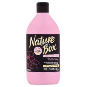 Nature Box Mandle Objemový kondicionér oplachový sa 100% za studena lisovaným olejom, vhodné pre vegánov 385 ml