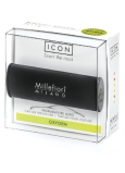 Millefiori Milano Icon Oxygen - Kyslík vôňa do auta Classic čierna vonia až 2 mesiace 47 g