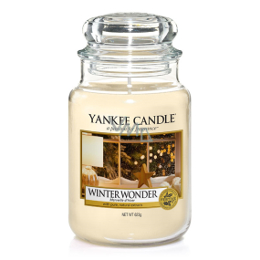 Yankee Candle Winter Wonder - Zimný zázrak vonná sviečka Classic veľká sklo 623 g