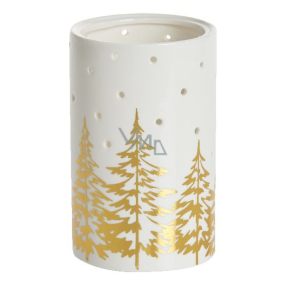 Yankee Candle Winter Trees - Zimné stromy stínohra pre bežné alebo vonné čajové sviečky 15 x 9,5 cm