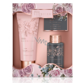 Baylis & Harding Okvetné lístky ruže kúpeľový krém 100 ml + telové mlieko 125 ml + mydlo 40 g kozmetická sada starostlivosť o telo