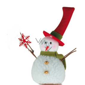 Snehuliak s vločkou na postavenie 15 cm