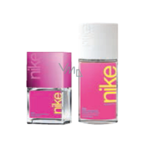 Nike Pink Woman toaletná voda 30 ml + parfumovaný deodorant sklo 75 ml, darčeková sada