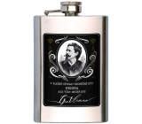 Bohemia Gifts Gentleman nerezová ploskačka na alkohol 200 ml
