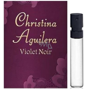 Christina Aguilera Violet Noir toaletná voda pre ženy 1,5 ml s rozprašovačom, vialka