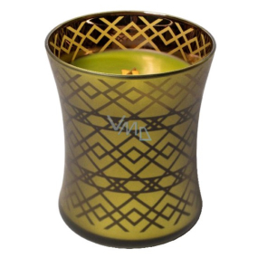 WoodWick Apple Basket vonná sviečka s dreveným knôtom a viečkom sklenená stredná 275 g Jesenná limitovaná 2018