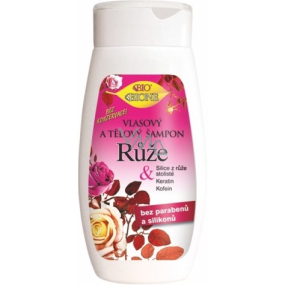 Bion Cosmetics Ruže 2v1 vlasový a telový šampón pre všetky typy vlasov 260 ml