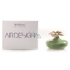 Millefiori Milano Air Design Difuzér kvetina nádobka pre vzlínaniu vône pomocou porézny vrchnej časti malá zelená