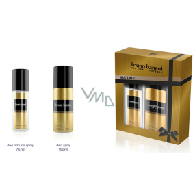 Bruno Banani Best parfumovaný deodorant sklo pre mužov 75 ml + dezodorant sprej 150 ml, kozmetická sada