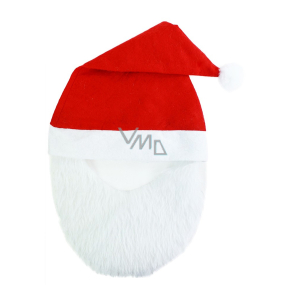 Mikuláš / Santa vianočné čiapky s fúzy