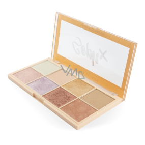 Makeup Revolution Soph Highlighter paletka rozjasňovač 8 x 2 g