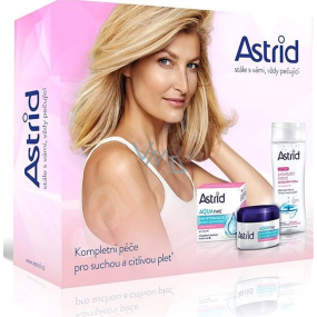 Astrid Aqua Time denný a nočný krém 50 ml + micelárna voda 200 ml, kozmetická sada