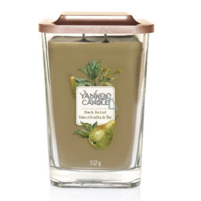 Yankee Candle Pear & Tea Leaf - Hruška a čajové lístky sójová vonná sviečka Elevation veľká sklo 2 knôty 552 g
