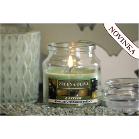 Lima Aróma Dreams Oliva aromatická sviečka pohár s viečkom 120 g