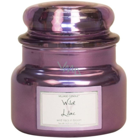 Village Candle Divoký orgován - Wild Lilac vonná sviečka v skle 2 knôty 262 g