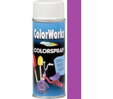 Color Works Colorsprej 918507 fialový alkydový lak 400 ml