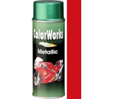 Color Works Metallic 918582 červená metalíza akrylový lak 400 ml