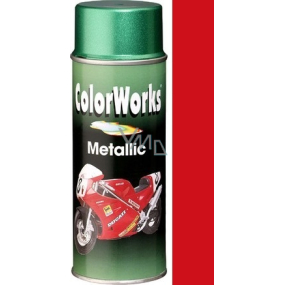 Color Works Metallic 918582 červená metalíza akrylový lak 400 ml