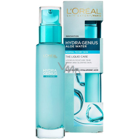 Loreal Paris Hydra Genius Aloe Water pleťový gél krém pre normálnu a suchú pleť 70 ml