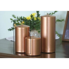 Lima Metal Serie sviečka medená valec 80 x 150 mm 1 kus