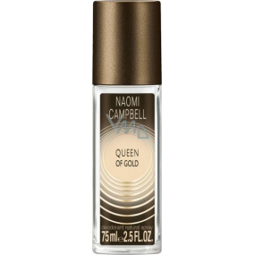 Naomi Campbell Queen of Gold parfumovaný dezodorant sklo pre ženy 75 ml Tester