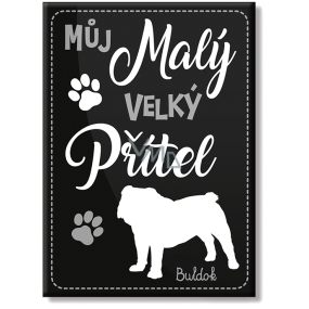 Nekupto Pets magnet Bulldog 66 x 90 x 2 mm