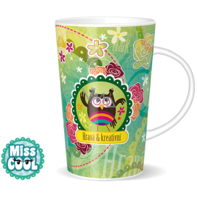 Nekupto Miss Cool Hrnček Sova Hravá & kreatívne 350 ml