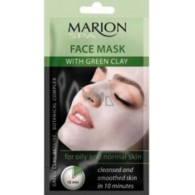 Marion Spa pleťová maska so zeleným ílom pre mastnú i normálnu pokožku 20 g