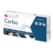Dr. Candy Pharma Carbo medicinalis znižuje nadmernú črevné plynatosť 20 tblet 300 mg