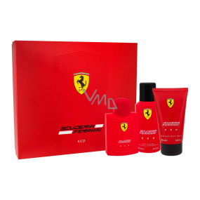 Ferrari Scuderia Ferrari Red toaletná voda pre mužov 125 ml + sprchový gél 150 ml + dezodorant sprej 150 ml, darčeková sada