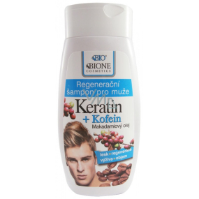 Bion Cosmetics for Men Keratin & Kofeín regeneračný šampón na vlasy 260 ml