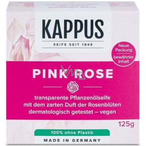Kappus Pink Rose - Ruža Luxusné mydlo s prírodnými olejmi 125 g
