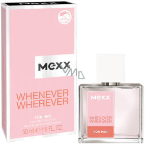 Mexx Whenever Wherever for Her toaletná voda pre ženy 50 ml