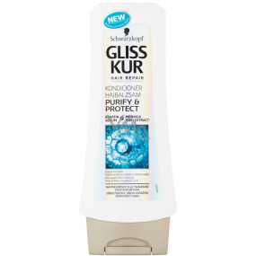 Gliss Kur Purify & Protect regeneračný balzam na vlasy 200 ml