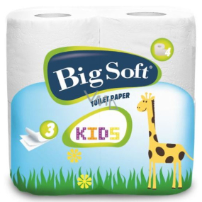 Big Soft Kids parfumovaný 3 vrstvový 160 útržkov 4 kusy