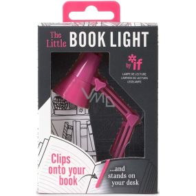If The Little Book Light Mini lampička retro Ružová 118 x 85 x 35 mm