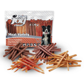 Calibra Joy Classic Mix maškŕt doplnkové krmivo pre psov Multipack 4 x 70 g
