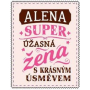 Albi Skladacia taška na zips do kabelky s menom Alena 42 x 41 x 11 cm