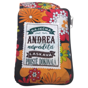 Albi Skladacia taška na zips do kabelky s menom Andrea 42 x 41 x 11 cm