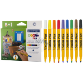 Centropen Značkovače špeciálne na kov, sklo, plast, keramiku, kameň 8 + 1 kus