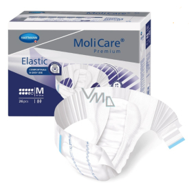 MoliCare Premium Elastic L 115 - 145 cm, 9 kvapiek inkontinenčné nohavičky pre stredný až ťažký stupeň inkontinencie 24 kusov