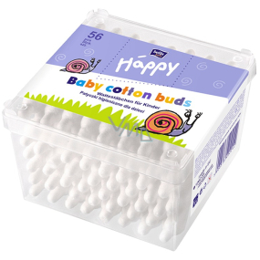 Bella Happy Baby 100% prírodná bavlna vatové tyčinky 56 kusov
