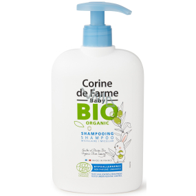 Corine de Farmu Baby Bio Organic Olivové lístky šampón na vlasy pre deti dávkovač 500 ml
