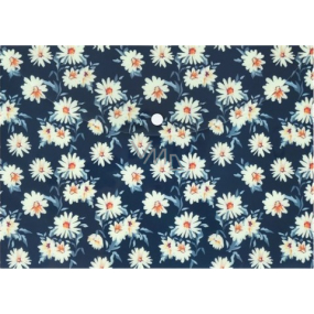 Albi Original Puzdro na dokumenty Kvety na modrej A4 - 210 x 297 mm
