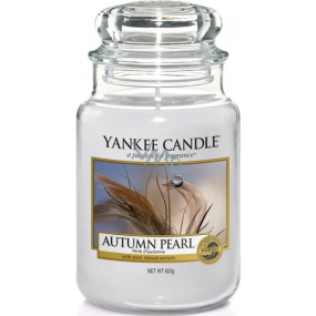 Yankee Candle Autumn Pearl - Jesenné perla vonná sviečka Classic veľká sklo 623 g