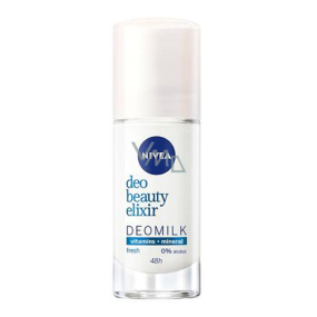 Nivea Deo Beauty Elixir Deomilk Fresh guličkový antiperspirant dezodorant roll-on 40 ml