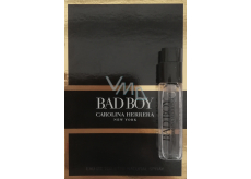 Carolina Herrera Bad Boy toaletná voda pre mužov 1,5 ml s rozprašovačom, fľaštička