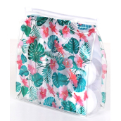 Albi Originál Cestovná sada fľaštičiek 3 x 80 ml + 2 nádobky + Ibištek puzdro - 15 cm x 15 cm x 4,5 cm
