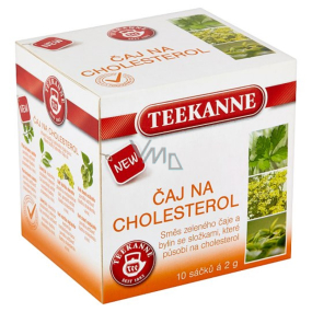 Teekanne Cholesterol bylinný čaj nálevové vrecúška 10 x 2 g